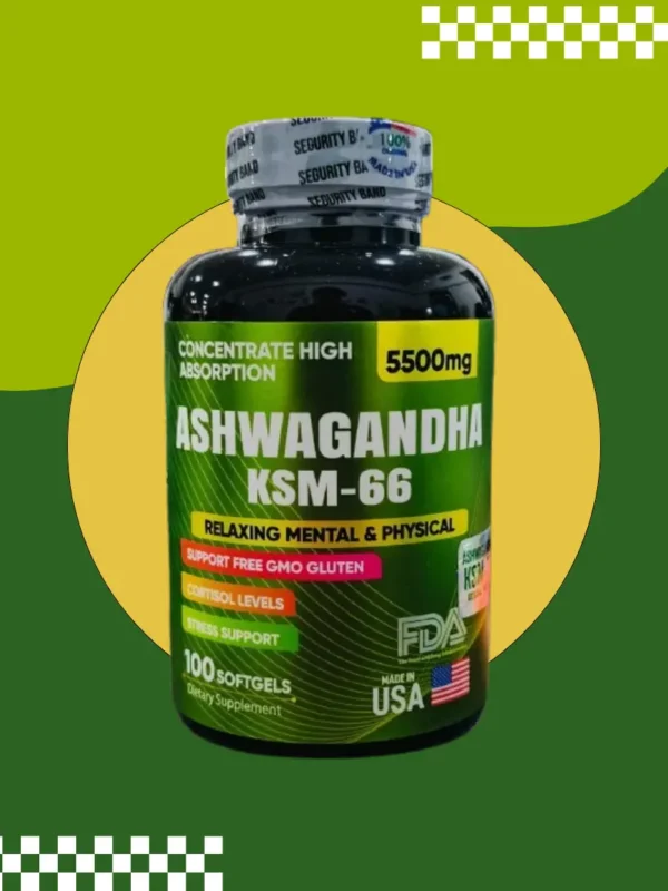 Ashwagandha_Producto Imagen del producto frasco Ashwagandha