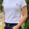 Fotografía de modelo con camiseta Blanco MLE4