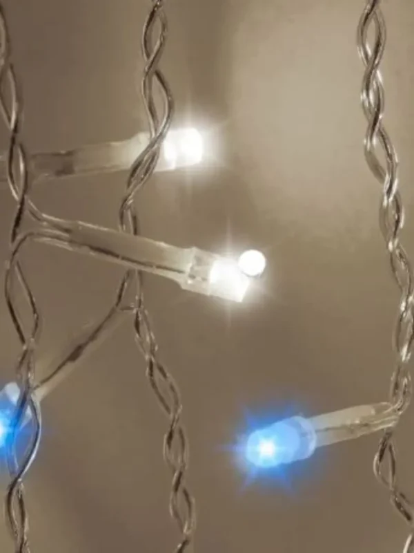 Bombillo_Cortina_1331B Fotografía de bombillo luces led azul