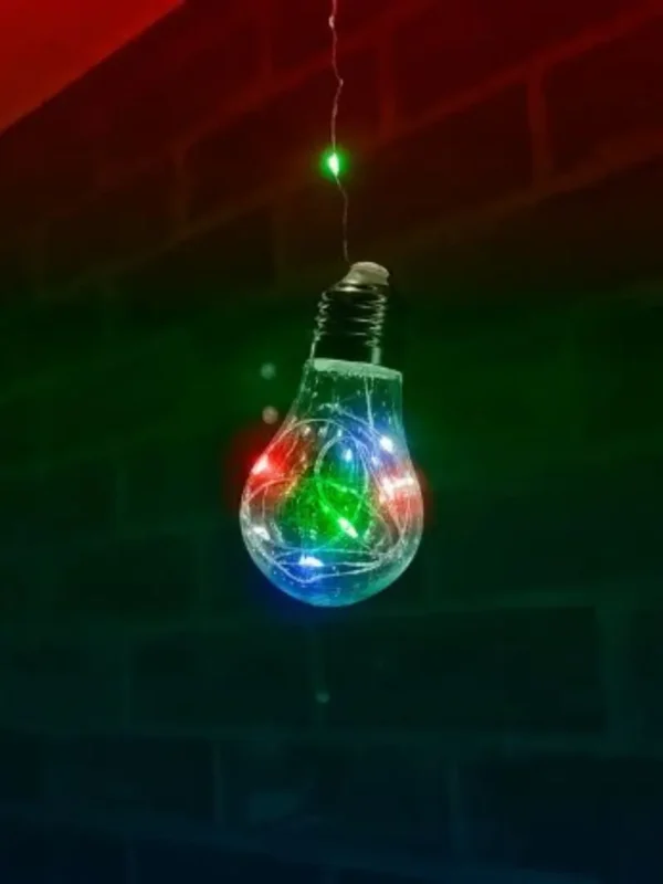 Bombillo_Microled_Multicolor Imagen bombillo de la cortina de luces micro led