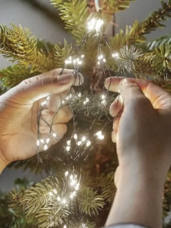 Línea Cascada Micro LED Árbol 400 Luces 200 cm