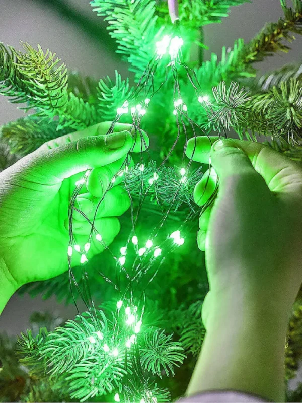 Línea Cascada Micro LED Árbol 400 Luces 200 cm