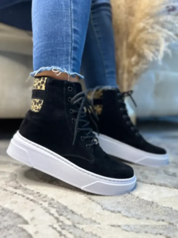 Bota_Print_Negro Imagen del calzado dama bota Print