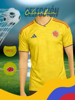 Fotografía de camiseta Selección Colombia Amarilla Caballero