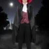 Capa_Dracula_Adulto Capa drácula Niño y Adulto con colmillos vampiro