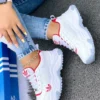 Chunky_Blanco_Rojo Deportivo Dama Chunky