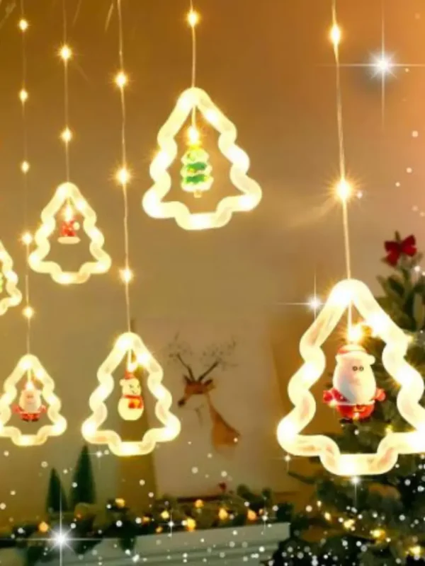 Imagen de la cortina de luces led Árbol