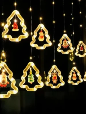 Imagen de la cortina de luces led Árbol