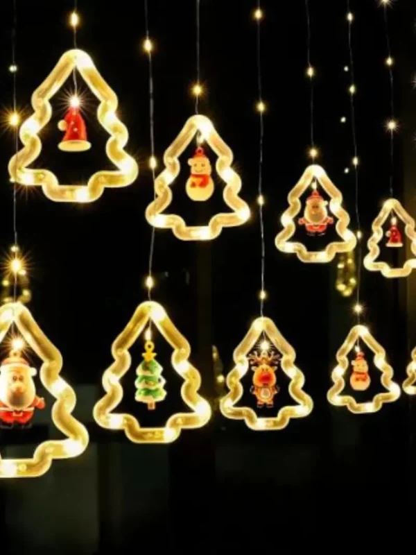 Imagen de la cortina de luces led Árbol