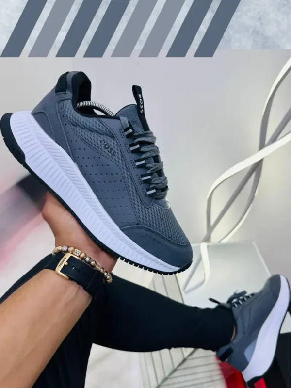 Deportivo_Boss_Gris Imagen modelo calzado deportivo