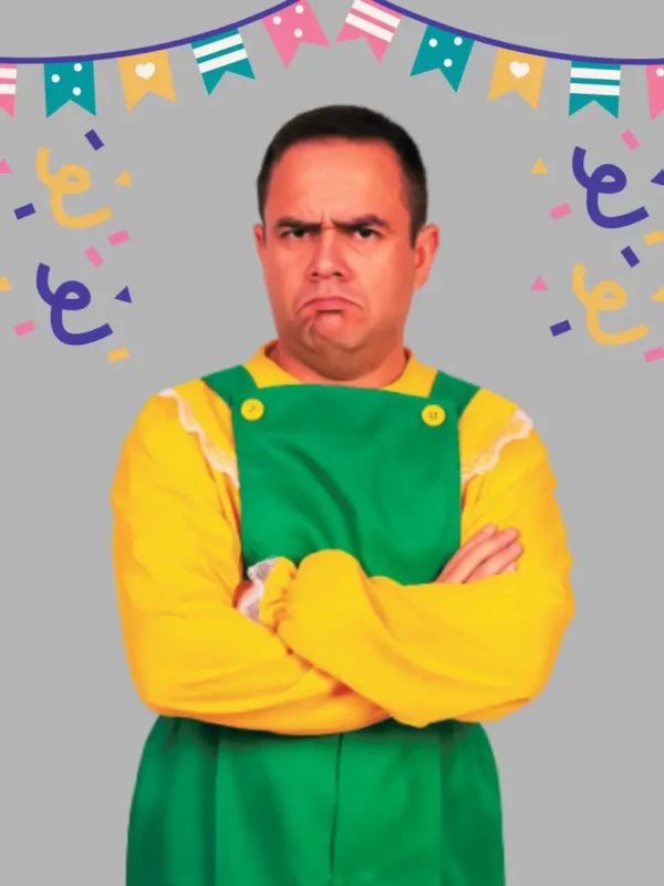 Disfraz_Ñoño_Adulto Imagen adulto con disfraz del personaje