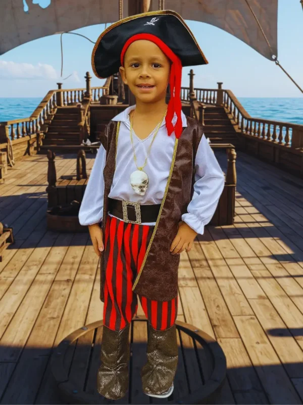 Disfraz_Pirata_Niño Imagen niño con disfraz del personaje.