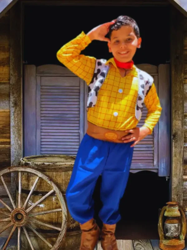 Disfraz_Woody_Niño Imagen niño con disfraz del personaje