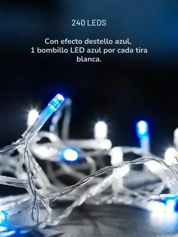 Efecto_Cortina_240_1331B Cortina destellos luces 6x1M 240 Led