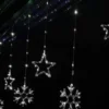 Luces Led Estrellas y Copos 6M