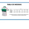 Imagen que muestra medidas camisetas MLE7