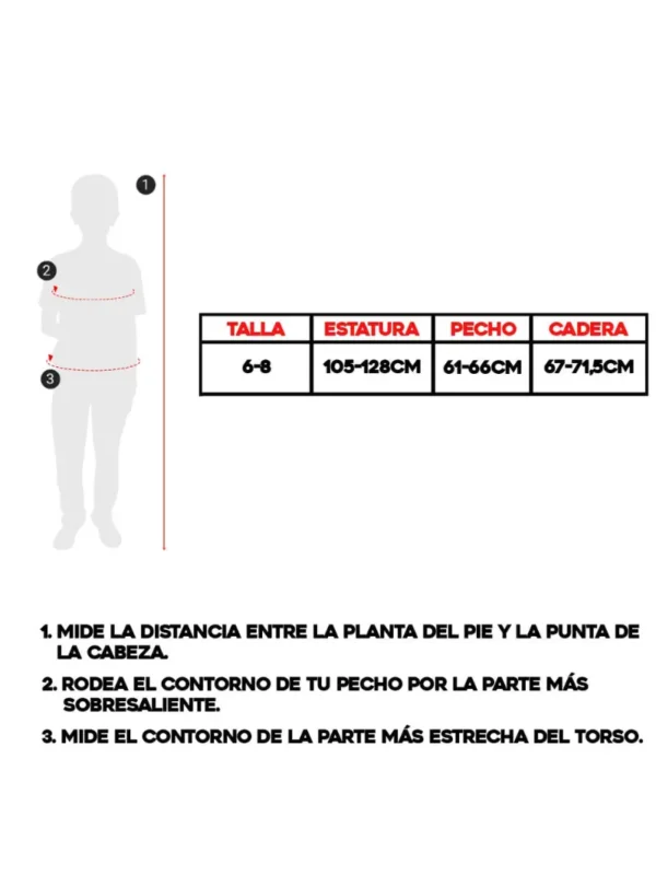 Medidas_Disfraz_Angel Imagen que muestra medidas para el disfraz