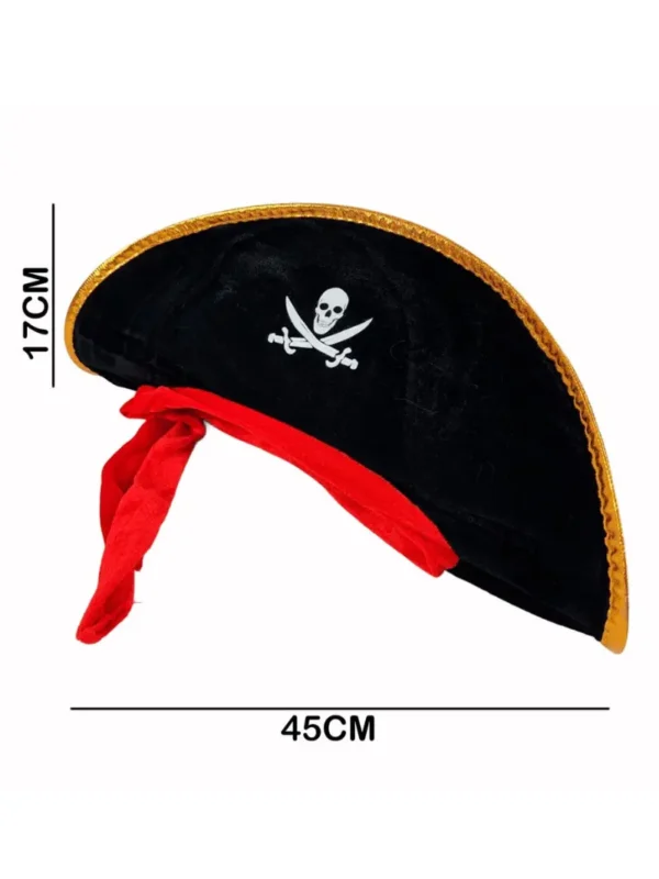 Medidas_Sombrero_Niño Sombrero Pirata Niño y Adulto