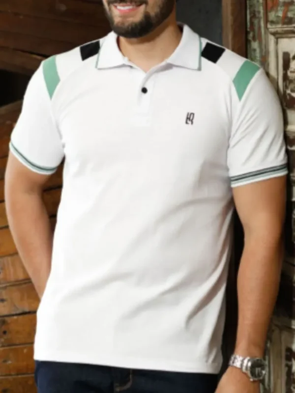 Negro_Olivo_Blanco Imagen modelo de camiseta