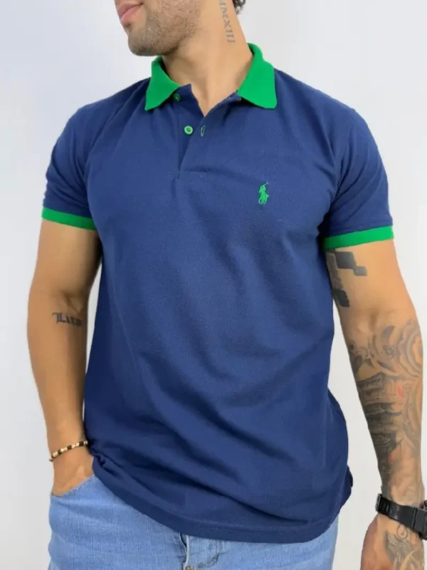 Pack X 3 Polos Ralph Lauren doble tono