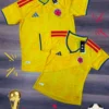 Camiseta Selección Colombia Amarilla Hombre y Dama Encauchetada 1.1