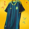 Camiseta Selección Colombia Azul Visitante Mujer y Hombre Encauchetada 1.1