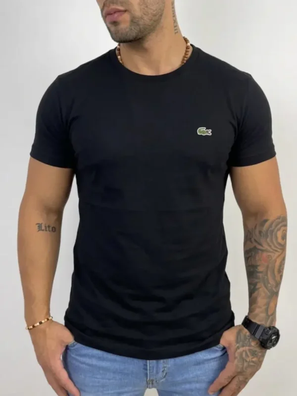 Camiseta Cuello Redondo Tipo LaCoste
