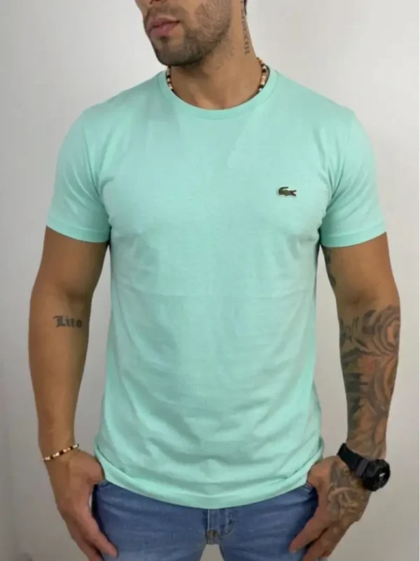 Camiseta Cuello Redondo Tipo LaCoste