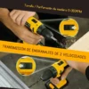 Imagen mostrando características madera y metal del Taladro Inalámbrico