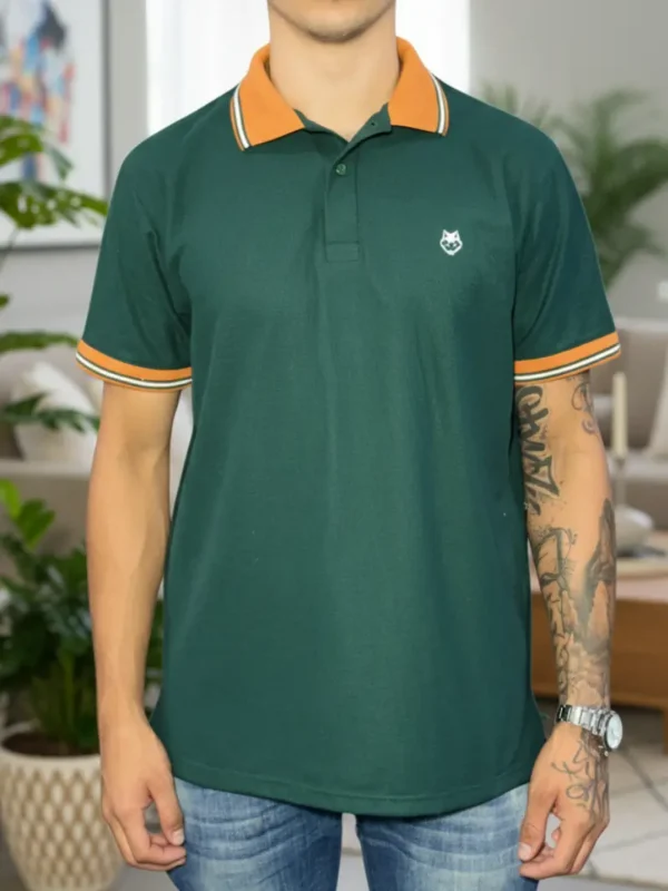 Verde_Pino_J8 Imagen modelo de camiseta